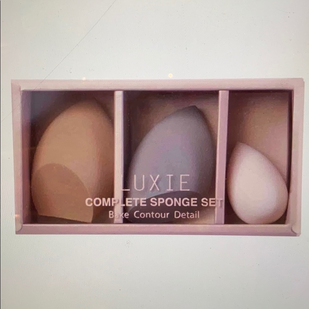 Luxie complete sponge set detail precision powder